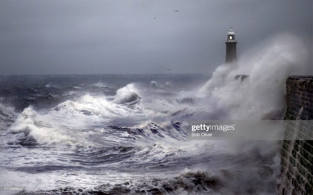 Шторм на море, фотографируем погодные явления